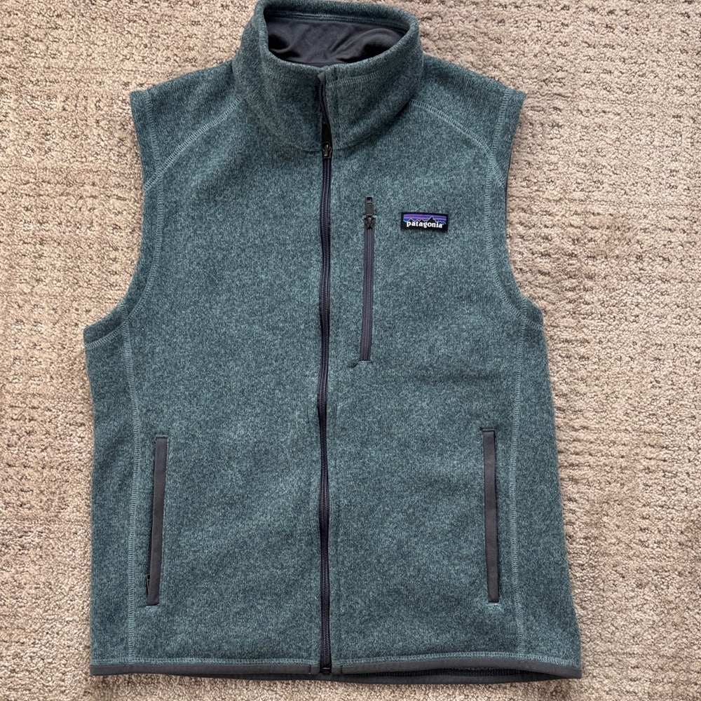 Patagonia Teal Fleece Vest